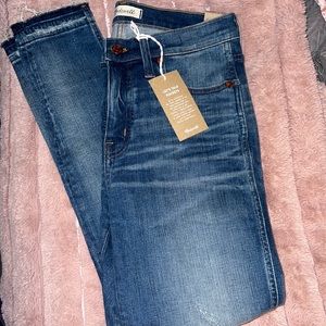 NWT Madewell 9” High-Rise Skinny Jeans. Size 29.